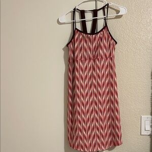 The North Face Size Small Sleeveless Red Patterned Strappy Summer Dress